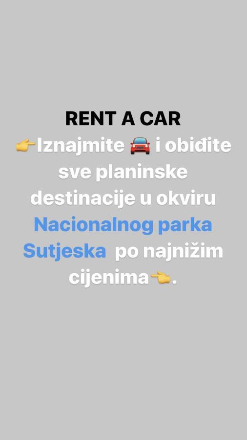 Apartmani Kosuta Tjentište Kültér fotó