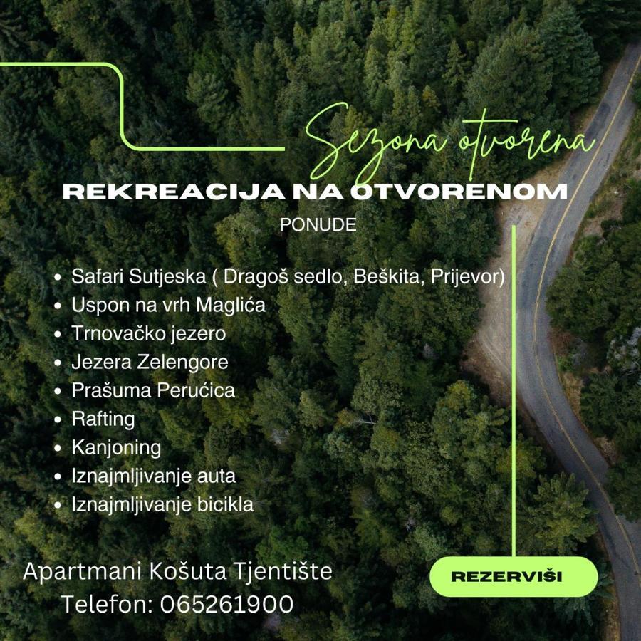 Apartmani Kosuta Tjentište Kültér fotó
